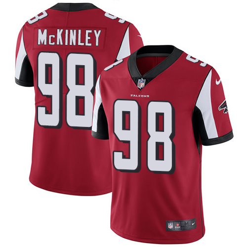2019 men Atlanta Falcons #98 McKinley red Nike Vapor Untouchable Limited NFL Jersey->atlanta falcons->NFL Jersey